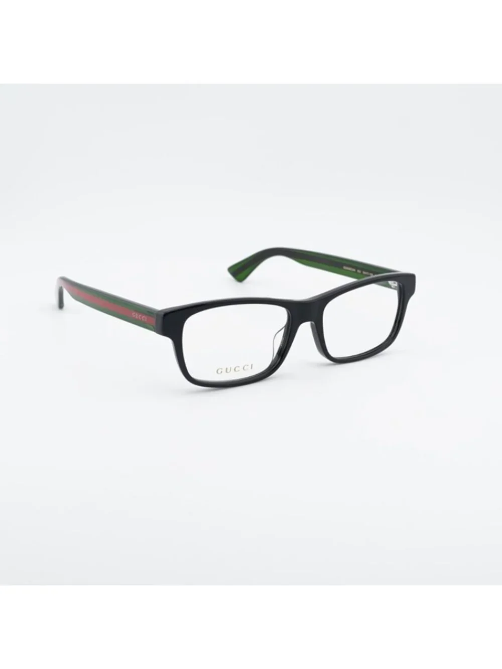 Gucci GG0006OAN 002 Eyeglasses Black 55mm Rectangle Frame